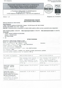 Trawa mączka partia 15/11, Trawa brykiet partia 15/12 strona 1